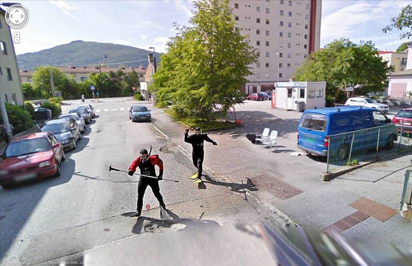 Блог - Снимки из жизни, сделанные камерами Google Street View Снимки из жизни, сделанные камерами Google Street View