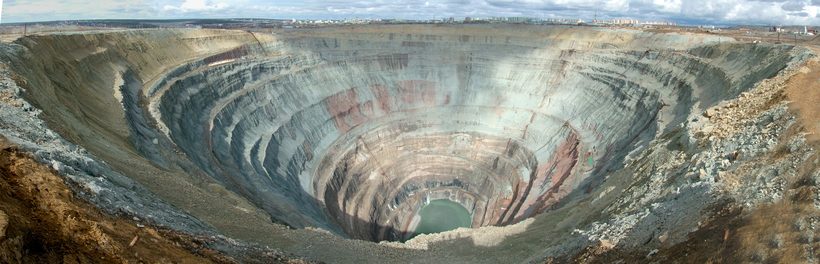 Блог - Заброшенная алмазная шахта «Мирная» Заброшенная алмазная шахта «Мирная»