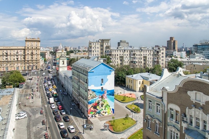 Блог - Самые эффектные московские граффити с высоты птичьего полета Самые эффектные московские граффити с высоты птичьего полета