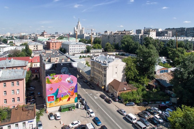 Блог - Самые эффектные московские граффити с высоты птичьего полета Самые эффектные московские граффити с высоты птичьего полета