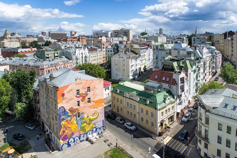 Блог - Самые эффектные московские граффити с высоты птичьего полета Самые эффектные московские граффити с высоты птичьего полета