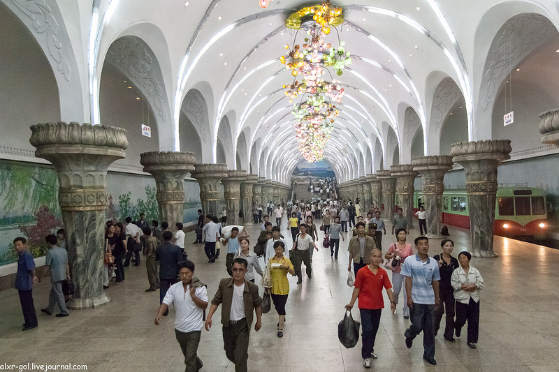 Блог - Северная Корея — Пхеньянский метрополитен Северная Корея — Пхеньянский метрополитен