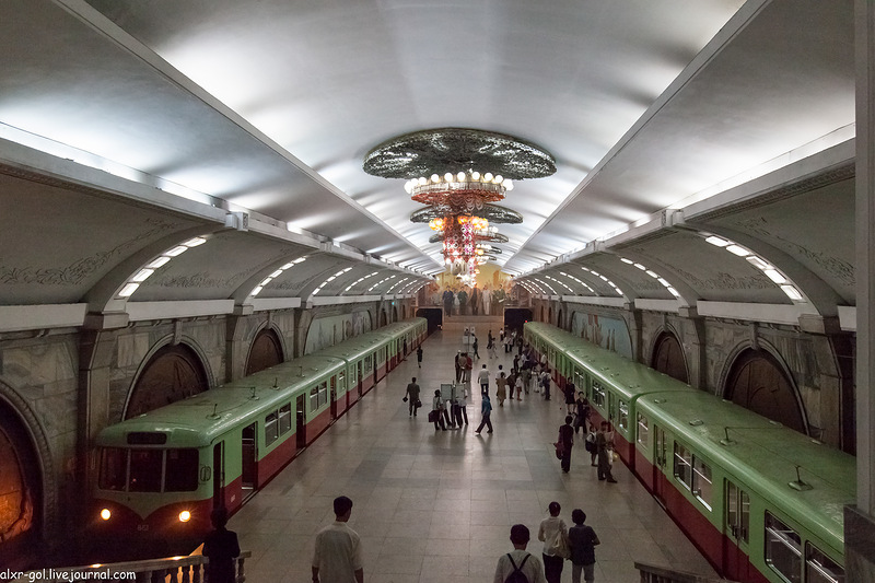 Блог - Северная Корея — Пхеньянский метрополитен Северная Корея — Пхеньянский метрополитен