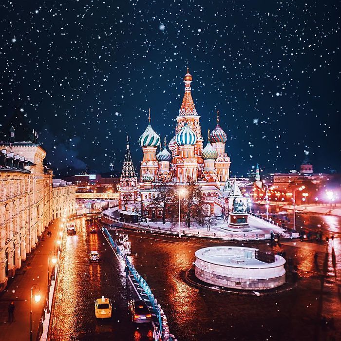 Блог - 17 нереально красивых снимков, на которых рождественская Москва похожа на сказку 17 нереально красивых снимков, на которых рождественская Москва похожа на сказку