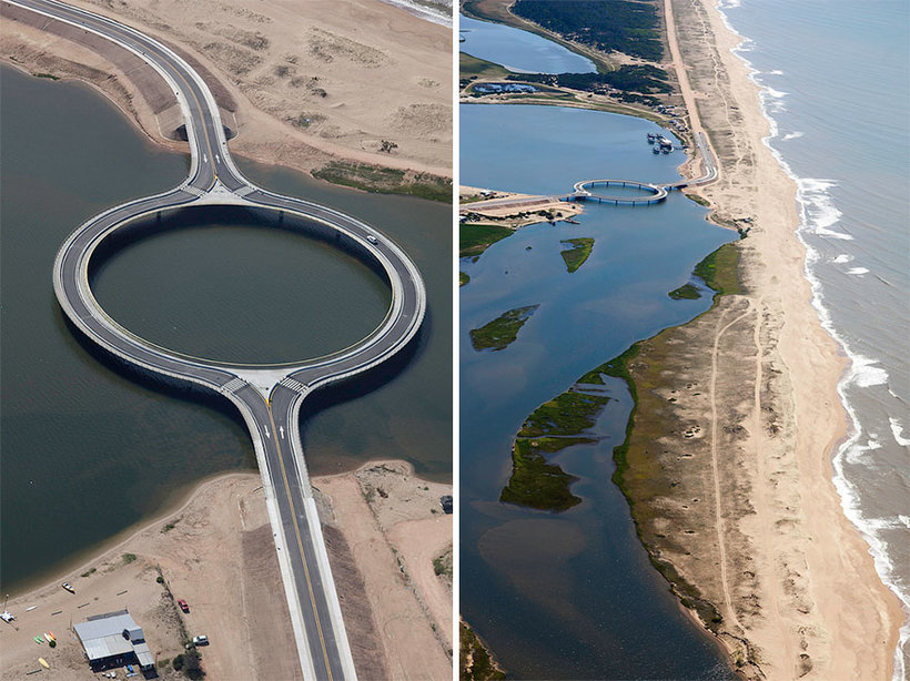 Блог - В Уругвае построили круговой мост, чтобы водители могли наслаждаться видами В Уругвае построили круговой мост, чтобы водители могли наслаждаться видами