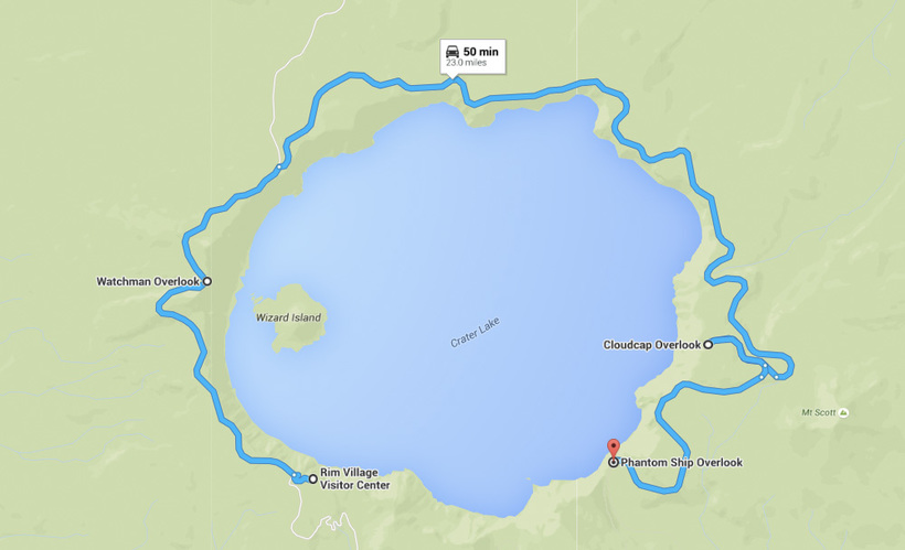 Блог - США. Национальный парк Crater Lake США. Национальный парк Crater Lake