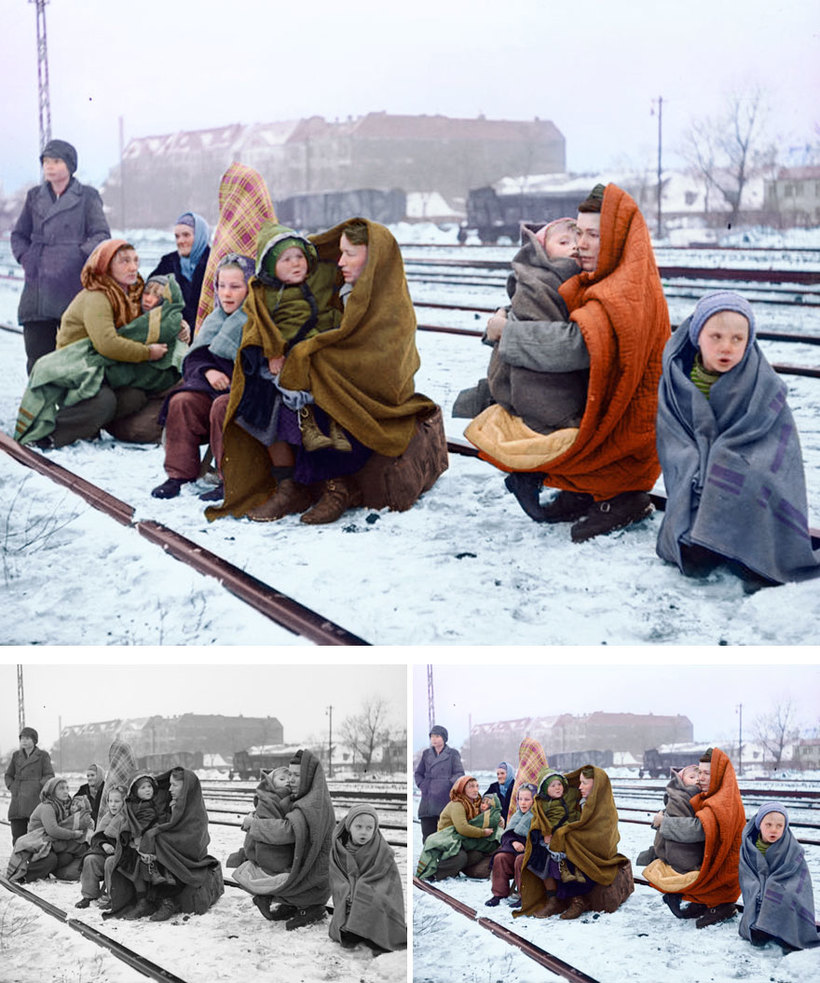 Блог - 15 сенсационных колоризированных фото, на которых оживает история 15 сенсационных колоризированных фото, на которых оживает история