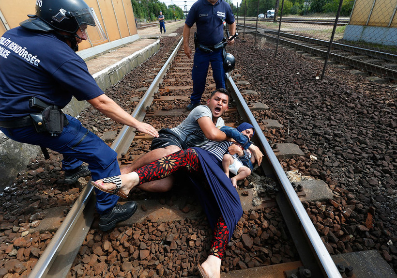 Пулитцеровская премия 2016: 14 страшных фото кризиса беженцев в Европе
