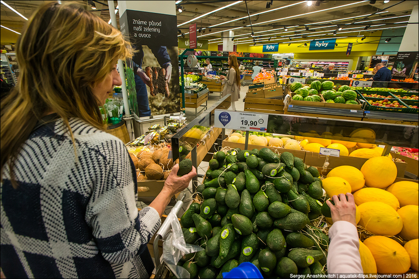 Блог - Удивительные цены на продукты в супермаркете Праги Удивительные цены на продукты в супермаркете Праги