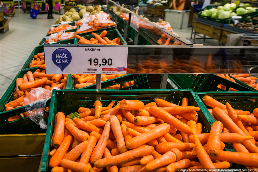 Блог - Удивительные цены на продукты в супермаркете Праги Удивительные цены на продукты в супермаркете Праги