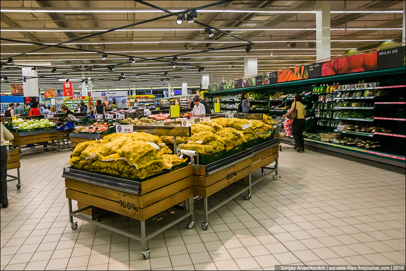 Блог - Удивительные цены на продукты в супермаркете Праги Удивительные цены на продукты в супермаркете Праги