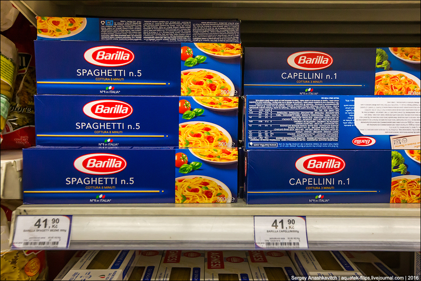 Блог - Удивительные цены на продукты в супермаркете Праги Удивительные цены на продукты в супермаркете Праги
