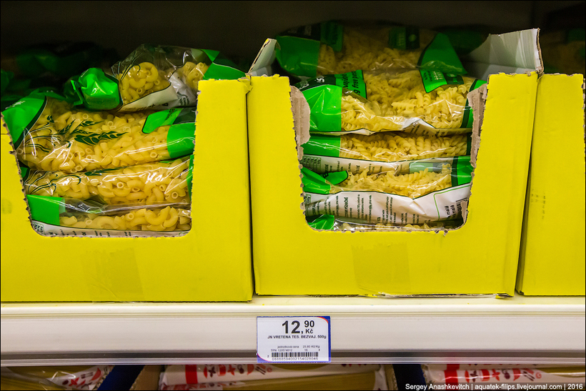 Блог - Удивительные цены на продукты в супермаркете Праги Удивительные цены на продукты в супермаркете Праги