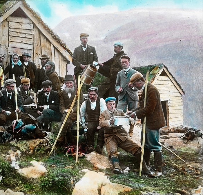 Блог - 35 раскрашенных фото самых популярных туристических мест Норвегии начала 20 века 35 раскрашенных фото самых популярных туристических мест Норвегии начала 20 века