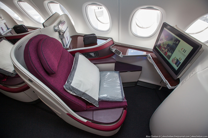 Блог - Самый лучший интерьер самолета Airbus A380 Самый лучший интерьер самолета Airbus A380