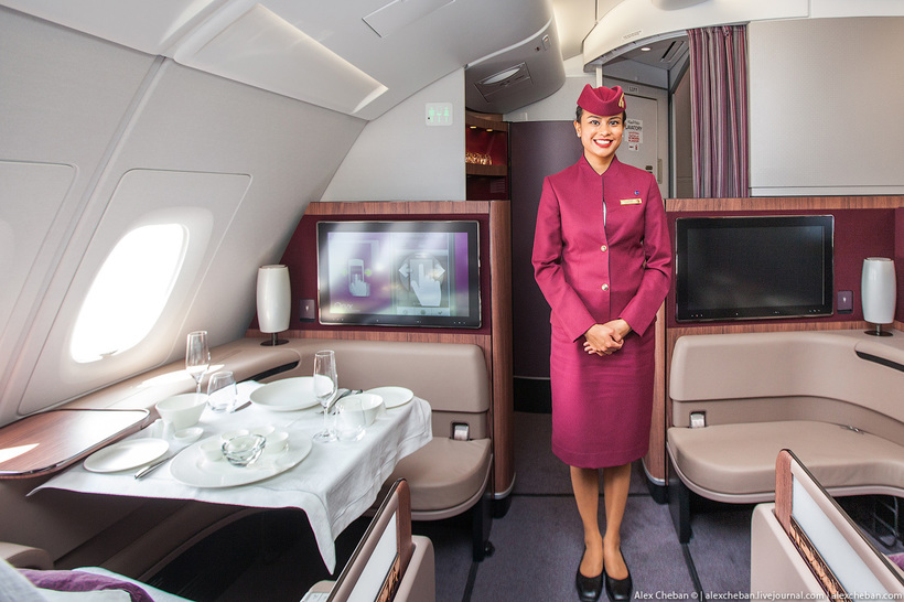 Блог - Самый лучший интерьер самолета Airbus A380 Самый лучший интерьер самолета Airbus A380