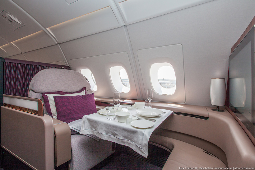 Блог - Самый лучший интерьер самолета Airbus A380 Самый лучший интерьер самолета Airbus A380