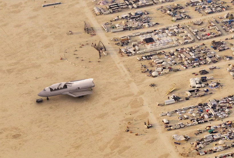Блог - На культовом Burning Man самолет Boeing 747 превратили в самую большую арт-машину в истории На культовом Burning Man самолет Boeing 747 превратили в самую большую арт-машину в истории