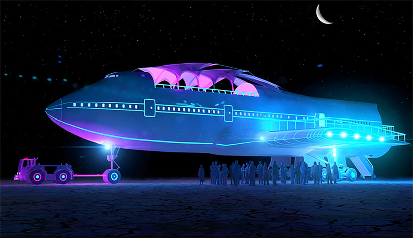 Блог - На культовом Burning Man самолет Boeing 747 превратили в самую большую арт-машину в истории На культовом Burning Man самолет Boeing 747 превратили в самую большую арт-машину в истории