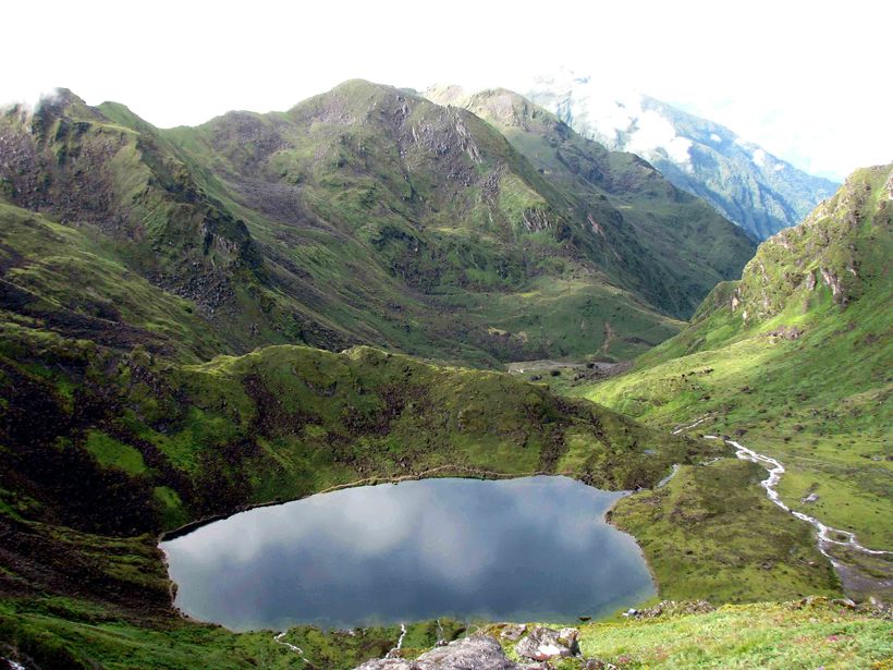 Удивительная природа: самое высокогорное озеро в мире