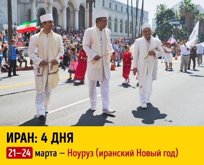 Блог - Мы тут узнали, сколько длятся новогодние праздники в разных странах мира Мы тут узнали, сколько длятся новогодние праздники в разных странах мира