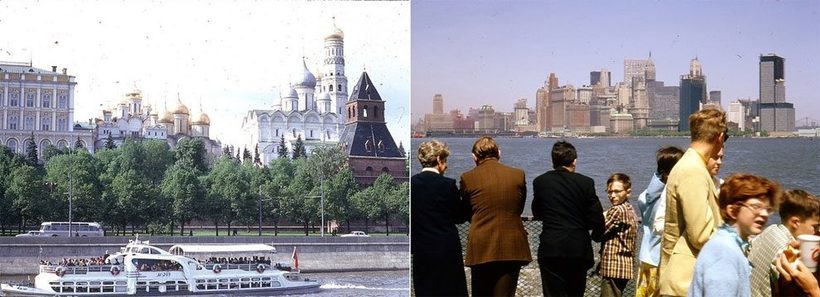 Блог - Москва и Нью-Йорк почти 50 лет назад: визуальное сравнение двух больших городов Москва и Нью-Йорк почти 50 лет назад: визуальное сравнение двух больших городов