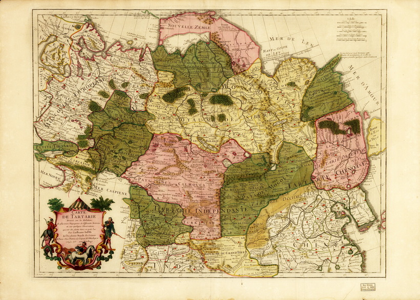 «Карта Тартарии», 1706 год «Карта Тартарии», 1706 год