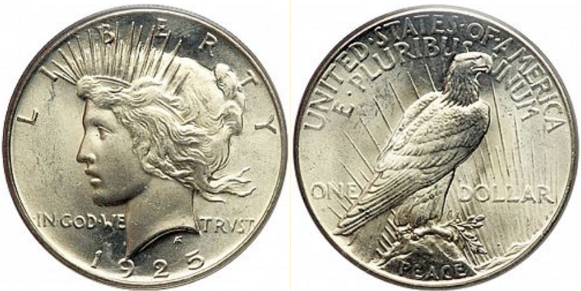 1 доллар США, 1925 год 1 доллар США, 1925 год
