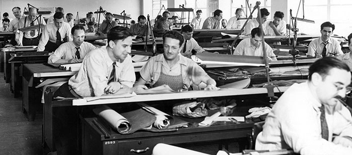 Блог - 19 винтажных фото о том, как работали люди до того, как появился AutoCAD 19 винтажных фото о том, как работали люди до того, как появился AutoCAD