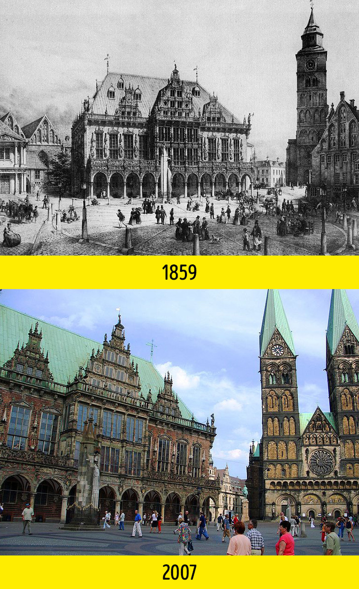 Блог - 13 фотосравнений, доказывающих, что за 100 лет мир изменился до неузнаваемости 13 фотосравнений, доказывающих, что за 100 лет мир изменился до неузнаваемости