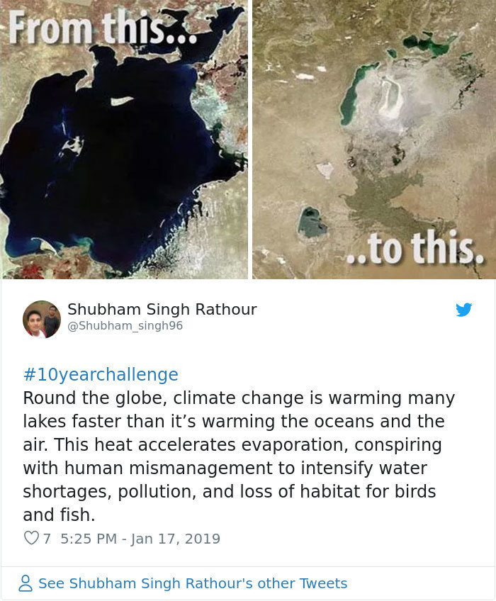 Блог - Самый пугающий и грустный #10YearChallenge: что произошло с нашей планетой за 10 лет Самый пугающий и грустный #10YearChallenge: что произошло с нашей планетой за 10 лет