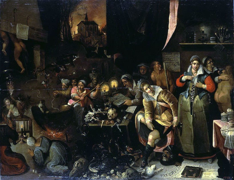 «Кухня ведьм», 1606 год. Франс Франкен Младший «Кухня ведьм», 1606 год. Франс Франкен Младший