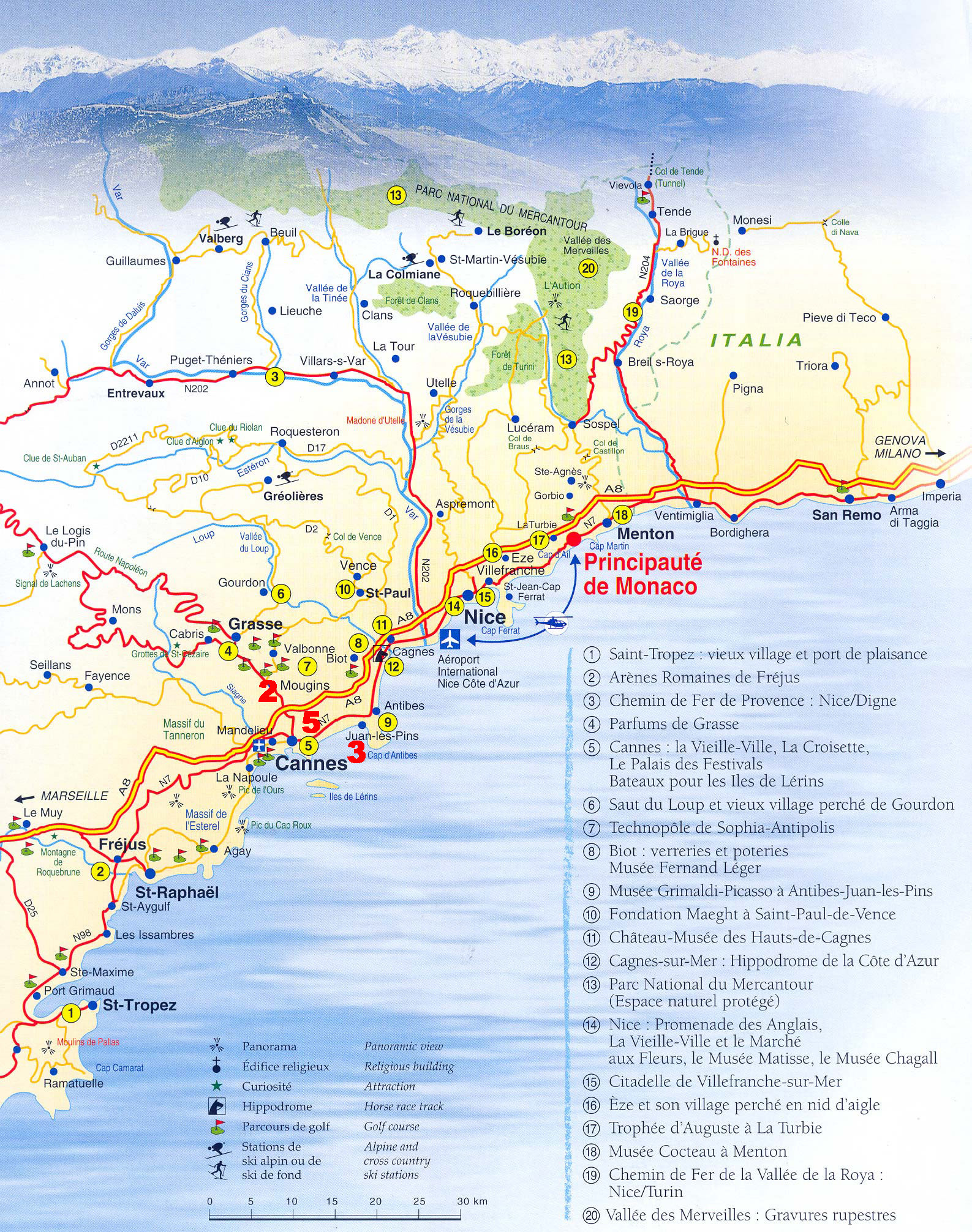 Карта лазурного берега франции как живут русские в бруклине
