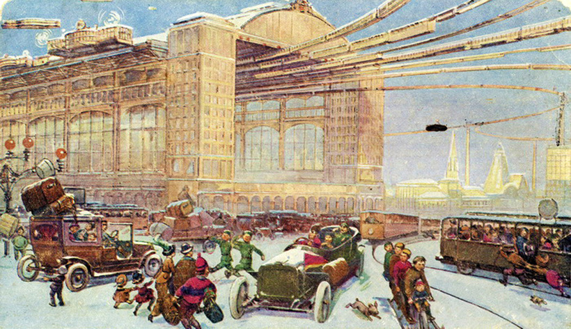 Блог - Как в 1914 году представляли себе Москву через 300 лет? Как в 1914 году представляли себе Москву через 300 лет?