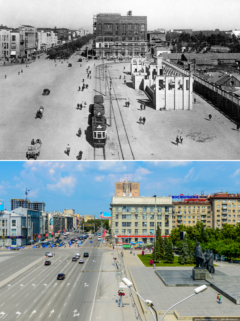 Блог - Новосибирск. Тогда и сейчас Новосибирск. Тогда и сейчас