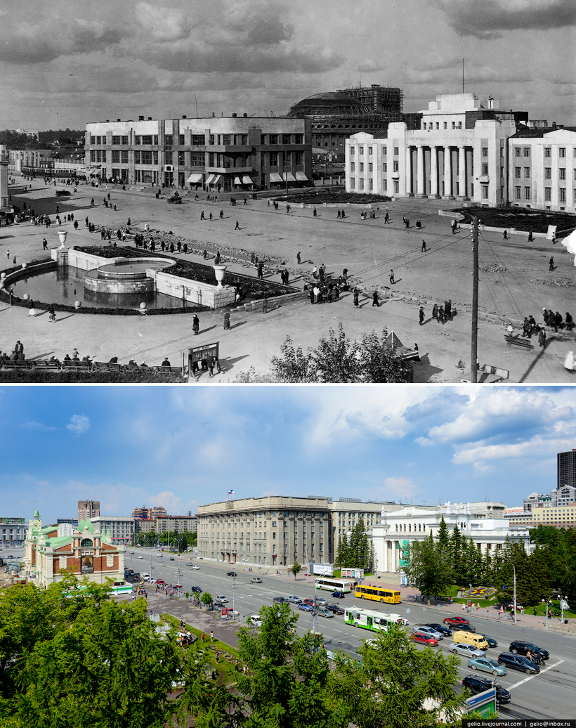 Блог - Новосибирск. Тогда и сейчас Новосибирск. Тогда и сейчас
