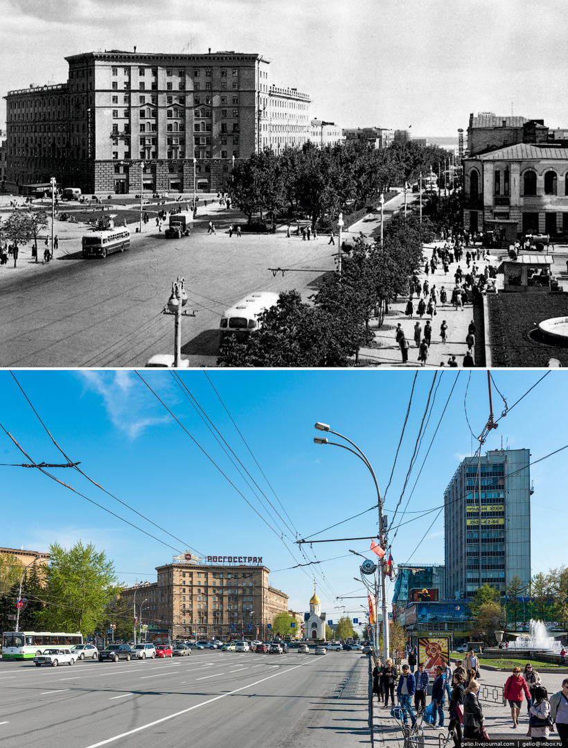 Блог - Новосибирск. Тогда и сейчас Новосибирск. Тогда и сейчас