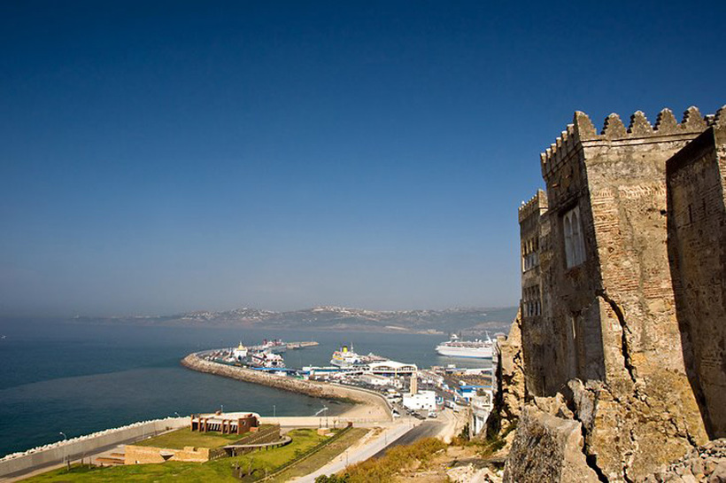 Танжер. Вид на порт из старой крепости (Касбы)