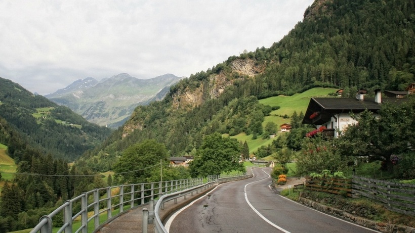 Пейзажи итальянских дорог