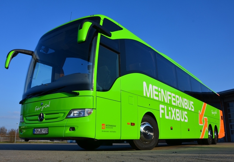 Автобус компании FlixBus Автобус компании FlixBus