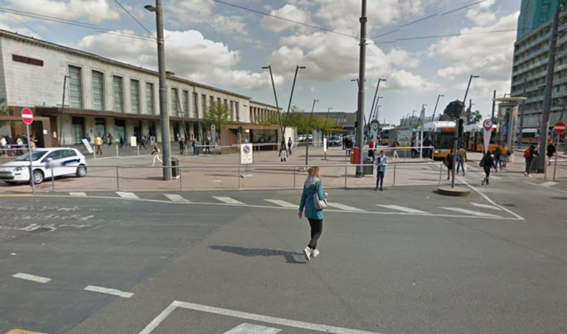 Железнодорожный вокзал и автостанция в Падуе