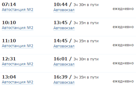 Расписание центрального автовокзала краснодара