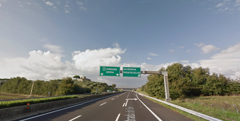 Трасса Е45 до Рима