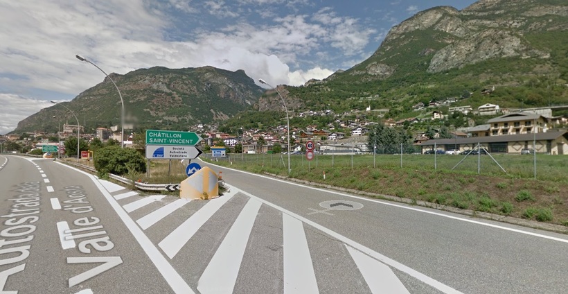 Развилка в Шатийоне