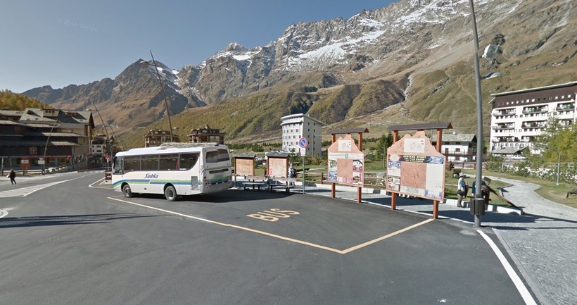 Автостанция в Червинии