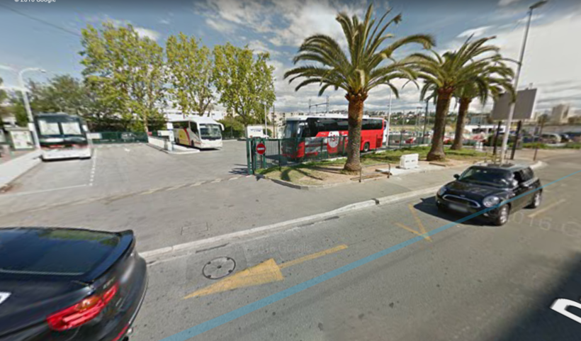 Автостанция в Ницце