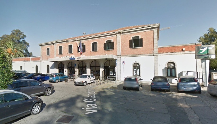 Железнодорожная станция в Ольбии