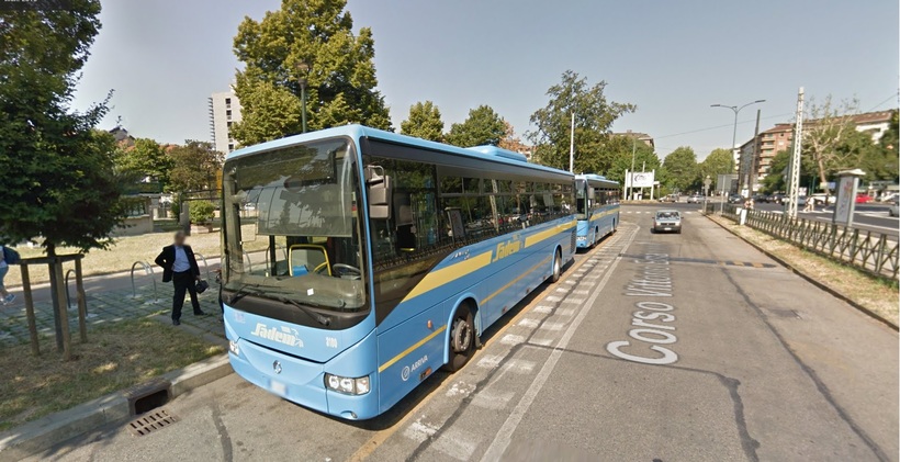 Автостанция в Турине