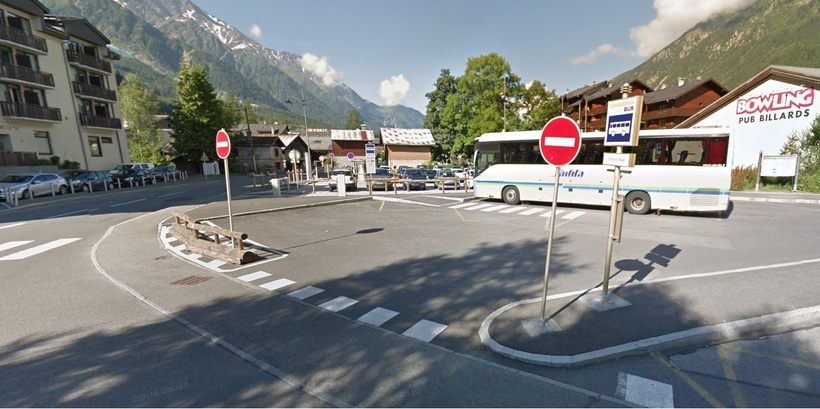 Автостанция в Шамони