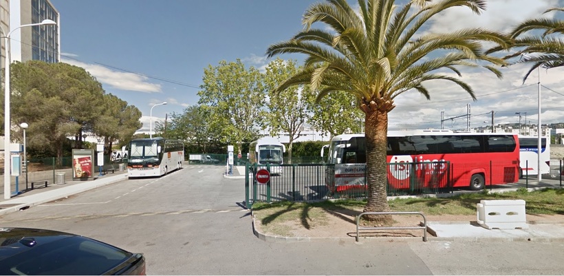 Автостанция в Ницце